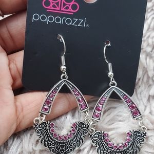 Pink Dangle Earrings